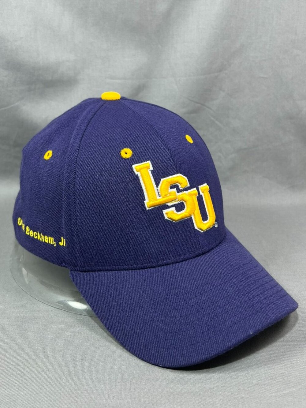 LSU Tigers Zephyr Baseball Z Fit Hat XL Purple Odell Beckham Adult Stretch Cap